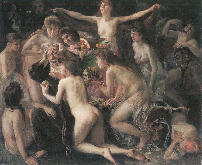 Lovis Corinth Die Versuchung des hl. Antonius France oil painting art